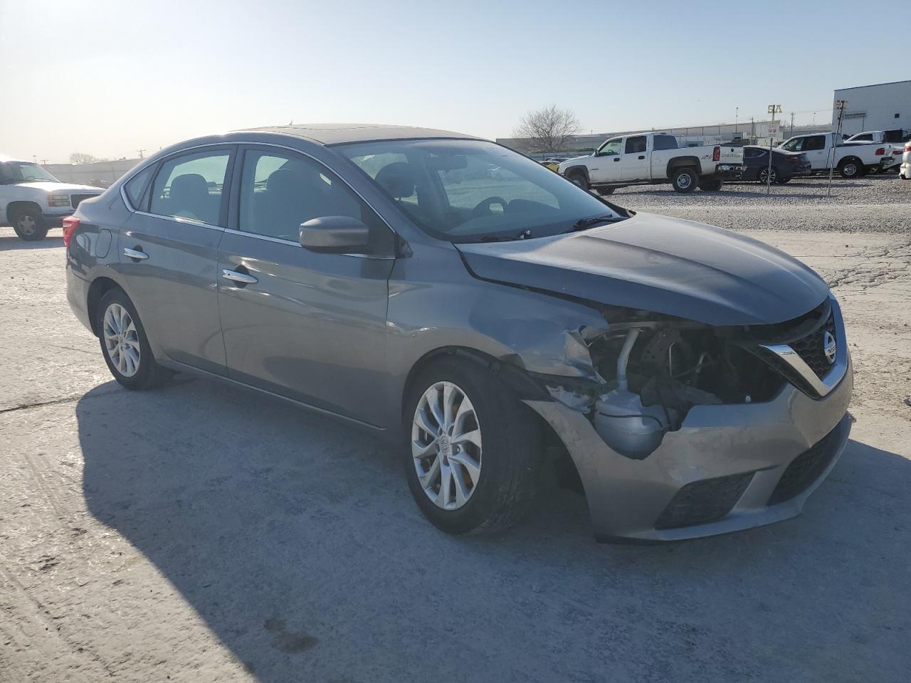 2017 Nissan Sentra VIN 3N1AB7AP4HY325077 Copart auction photo, undercarriage / front end damage thumbnail 4