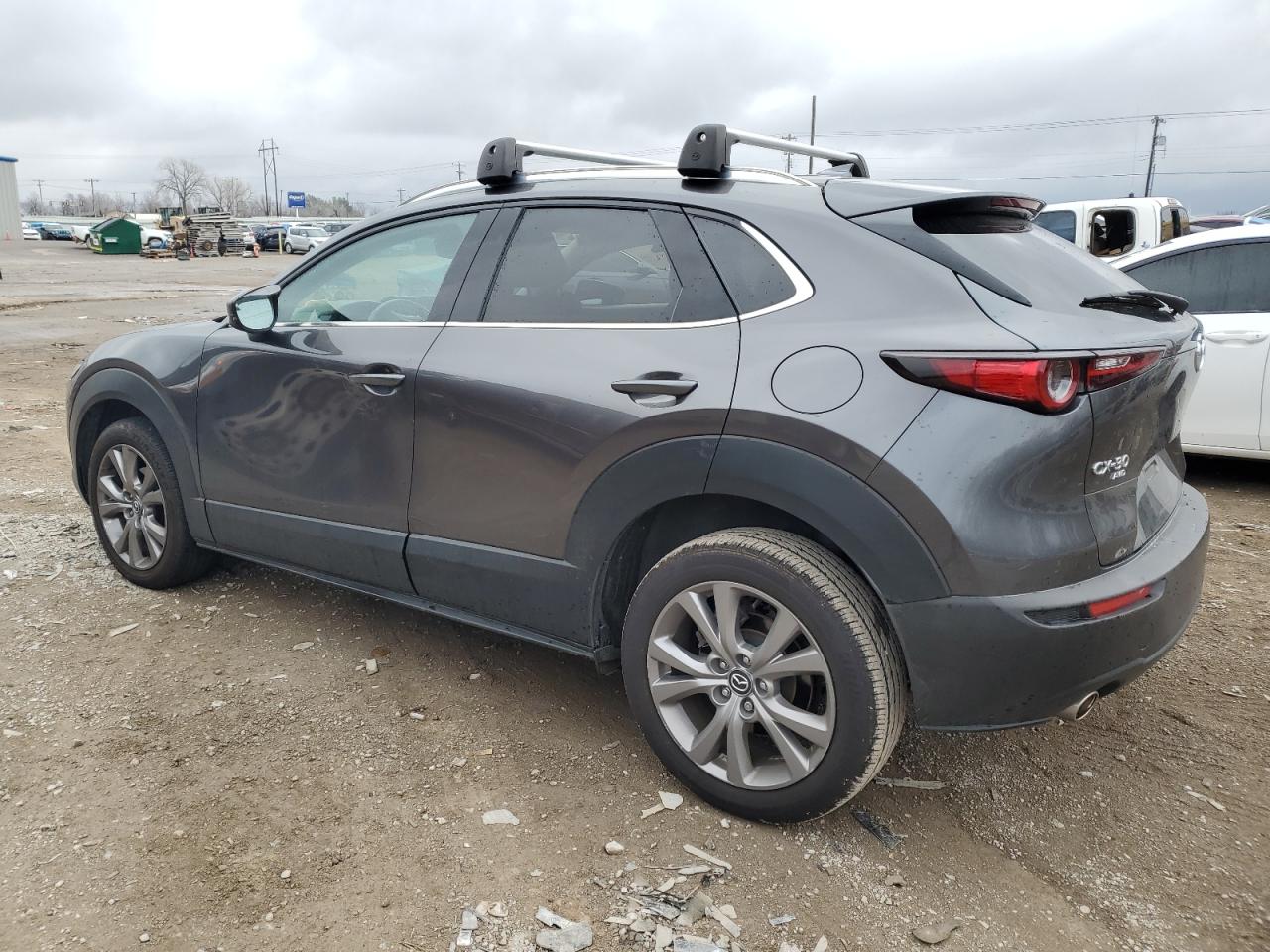 2020 Mazda CX-30 VIN 3MVDMBEM7LM134078 Copart auction photo, side / front end damage thumbnail 2