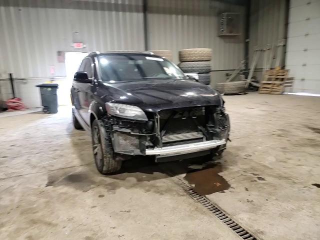 2014 Audi Q7 VIN WA1LGAFE5ED015556 Copart auction photo, front end / side damage thumbnail 11
