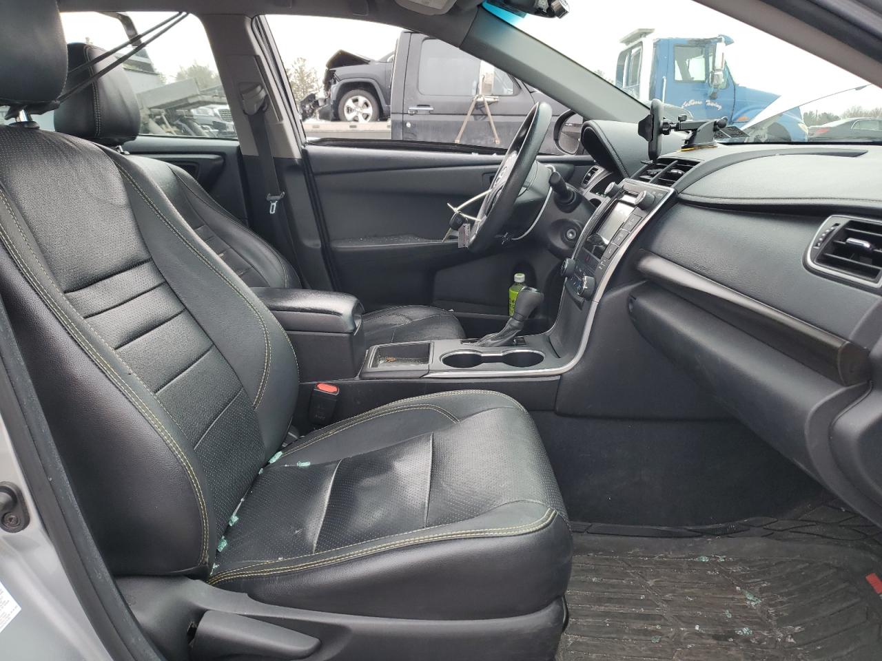 2015 Toyota Camry VIN 4T1BF1FKXFU947372 Copart auction photo, side / front end damage thumbnail 7