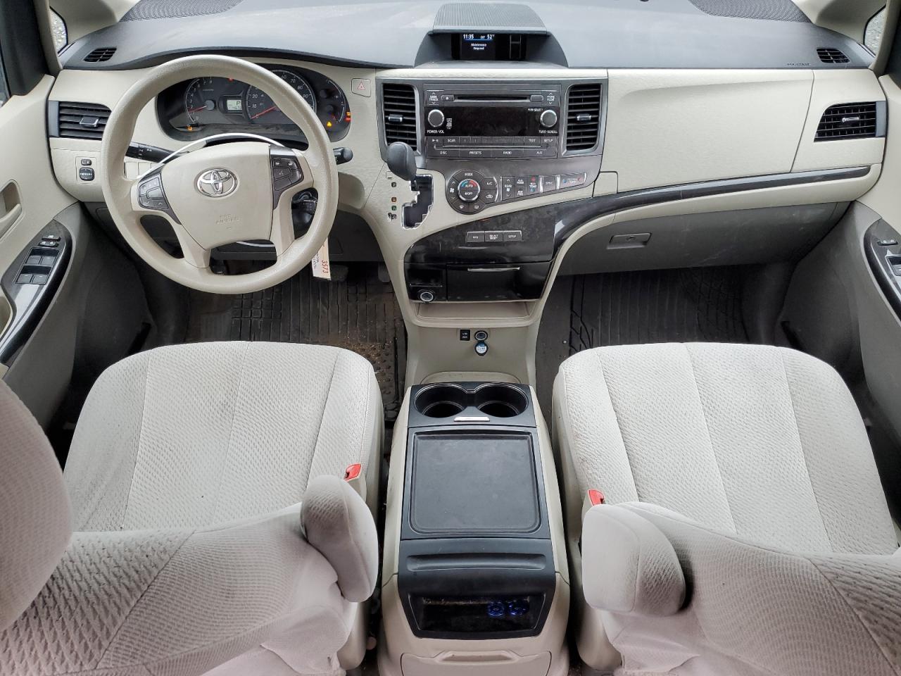 2014 Toyota Sienna VIN 5TDKK3DC0ES469828 Copart auction photo, front end damage thumbnail 8