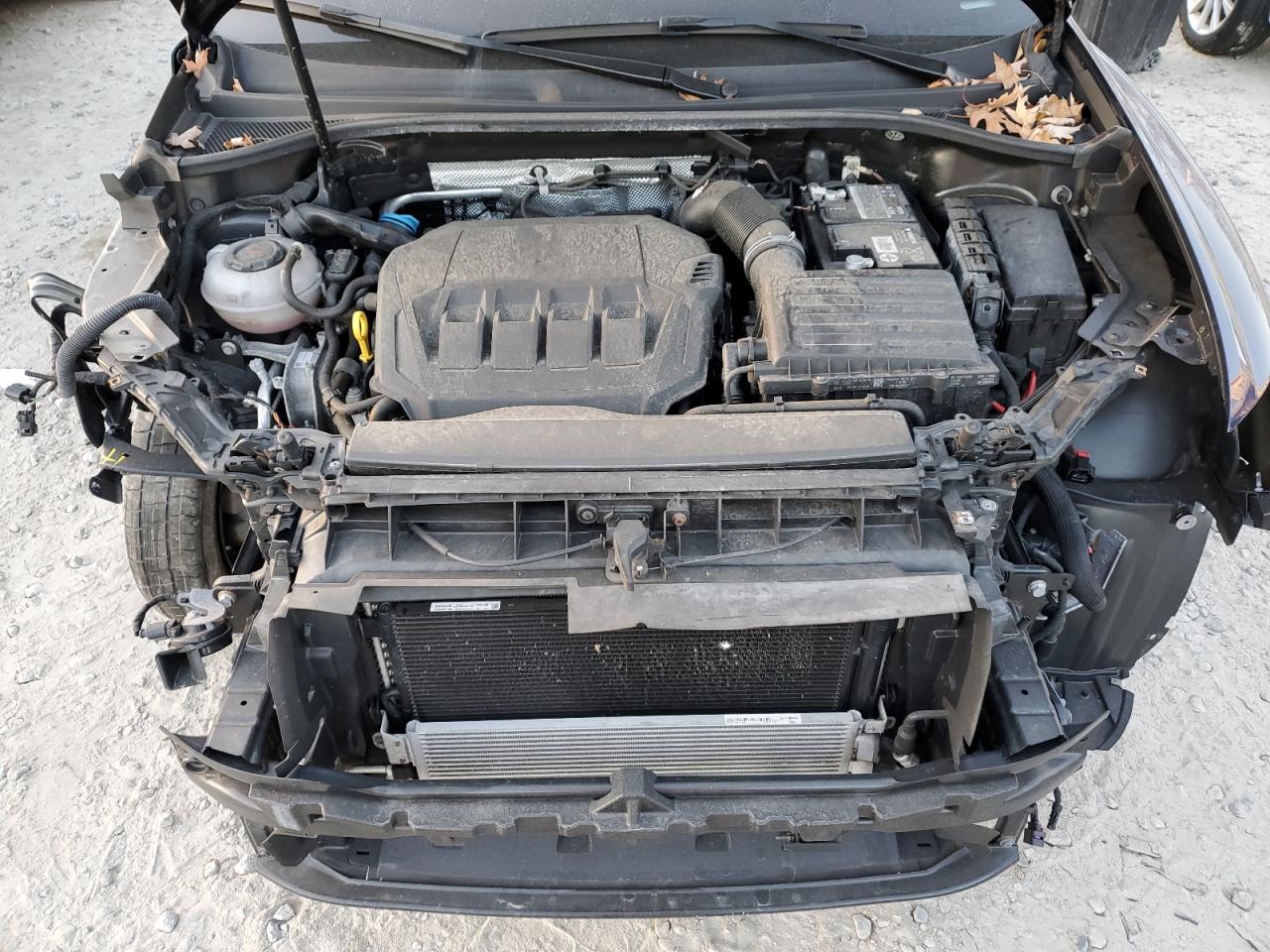 2022 Audi Q3 VIN WA1EECF3XN1010024 Copart auction photo, side / front end damage thumbnail 12