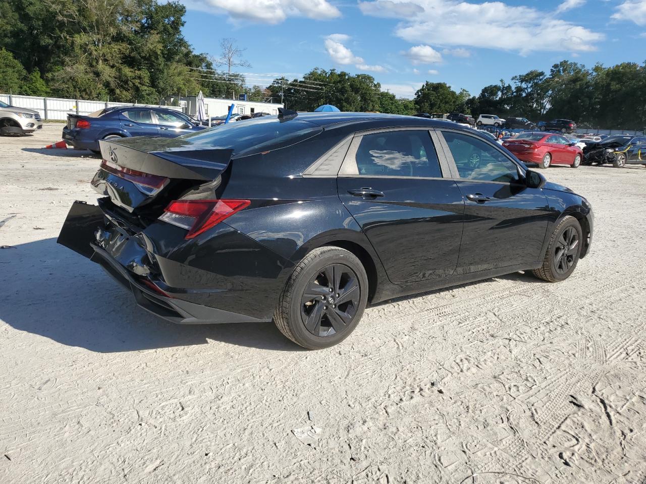 2021 Hyundai Elantra VIN 5NPLM4AG0MH032556 Copart auction photo, rear end / front end damage thumbnail 3