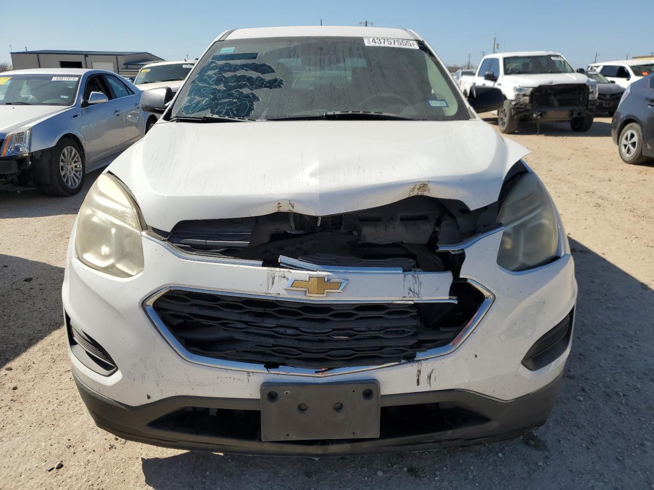 2016 Chevrolet Equinox VIN 2GNALBEK6G6180630 Copart auction photo, front end / minor dent/scratches damage thumbnail 5