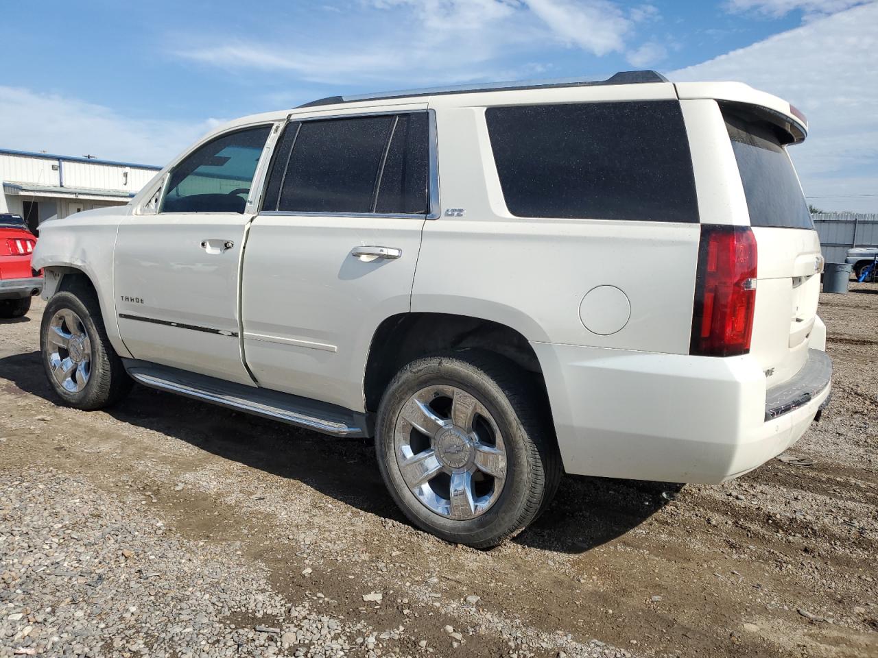 2015 Chevrolet Tahoe VIN 1GNSCCKC8FR281100 Copart auction photo, all over damage thumbnail 2