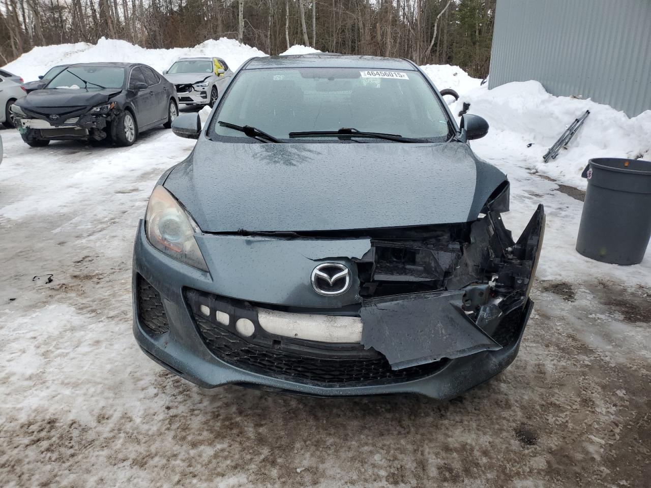 2012 Mazda 3 VIN JM1BL1V79C1608481 Copart auction photo, front end / side damage thumbnail 5