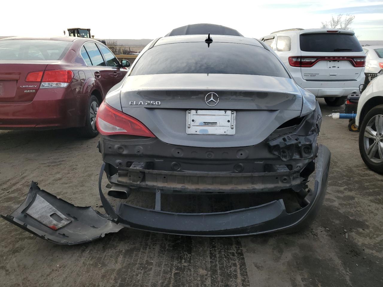 2015 Mercedes-Benz CLA-klasse VIN WDDSJ4EB2FN224055 Copart auction photo, rear end damage thumbnail 6