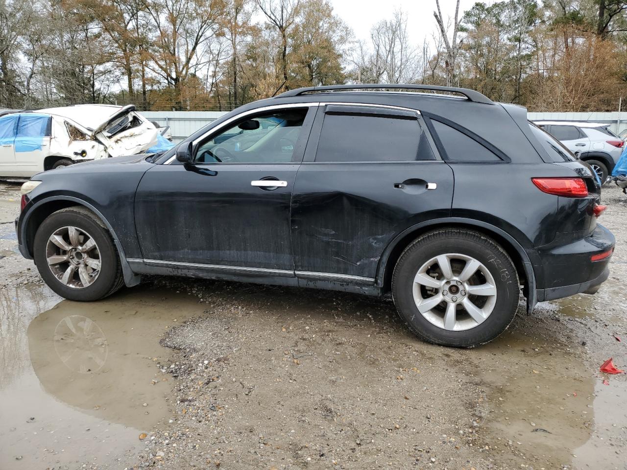 2005 Infiniti FX VIN JNRAS08U55X109834 Copart auction photo, rear end damage thumbnail 2