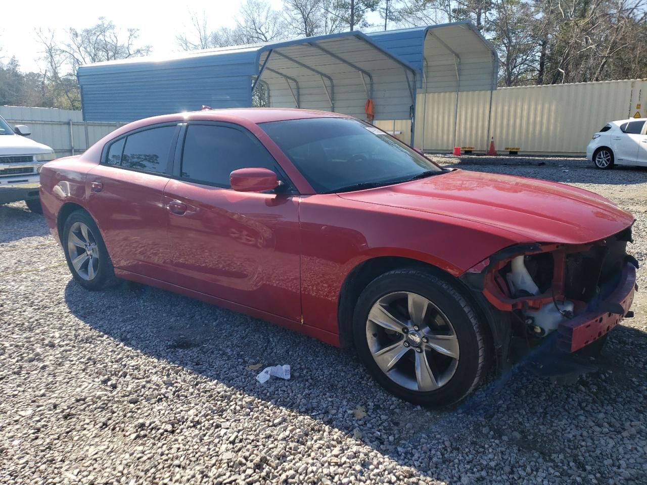 2016 Dodge Charger VIN 2C3CDXHG0GH215559 Copart auction photo, front end / minor dent/scratches damage thumbnail 4