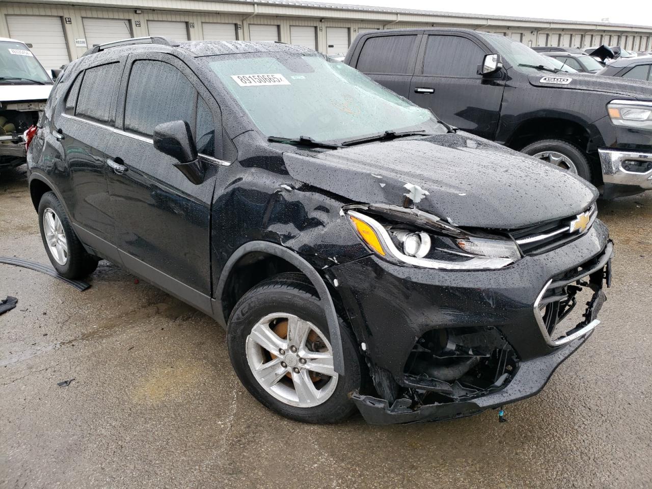 2018 Chevrolet Trax VIN 3GNCJPSB5JL371037 Copart auction photo, rollover / all over damage thumbnail 4