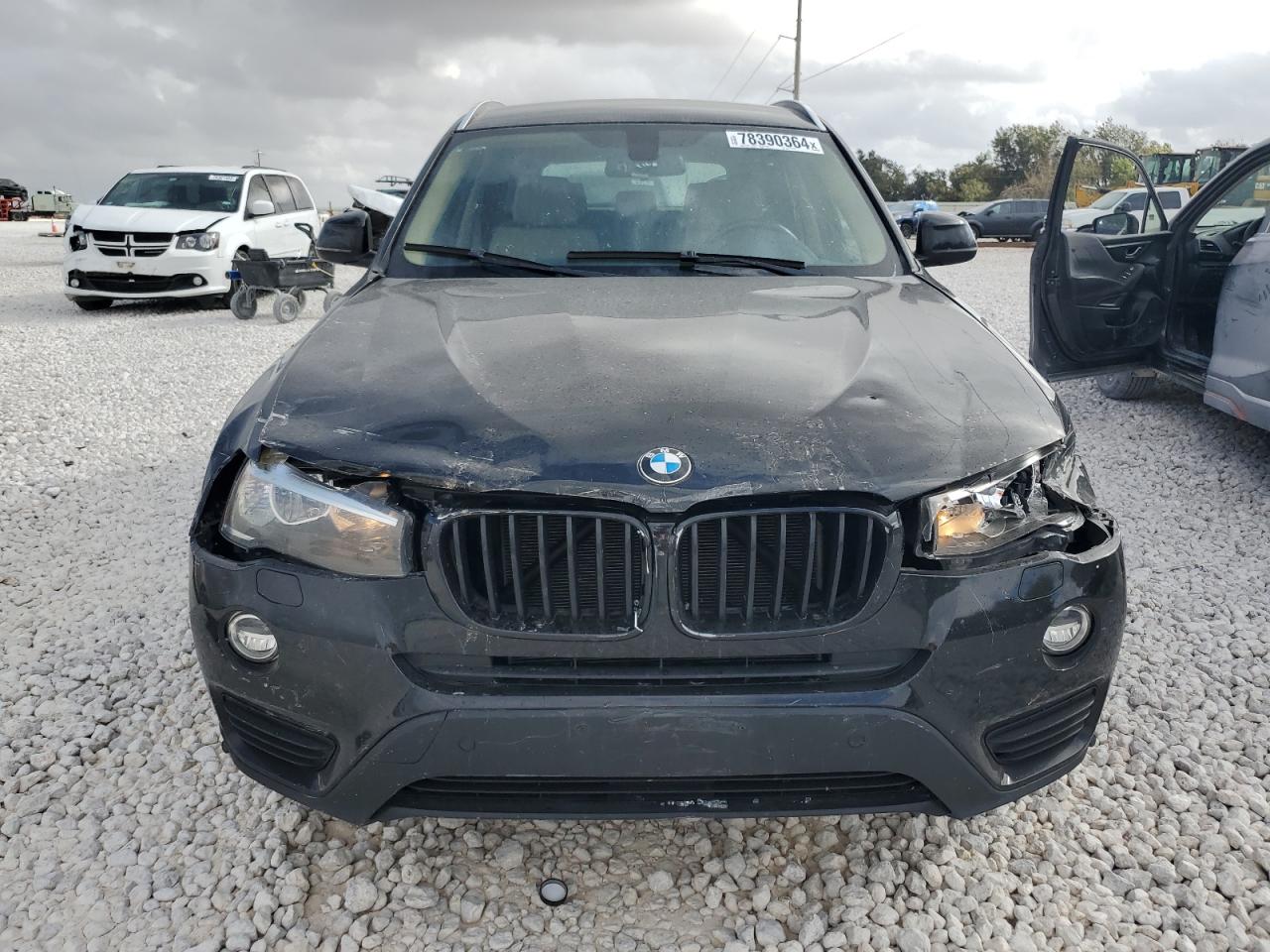 2017 BMW X3 VIN 5UXWX9C52H0T01817 Copart auction photo, front end damage thumbnail 5