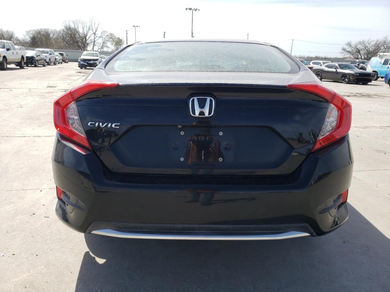 2019 Honda Civic VIN 19XFC2F61KE023256 Copart auction photo, front end / minor dent/scratches damage thumbnail 6