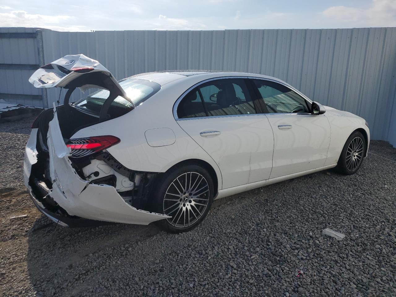 2024 Mercedes-Benz C-klasse VIN W1KAF4HB4RR229800 Copart auction photo, rear end / frame damage damage thumbnail 3
