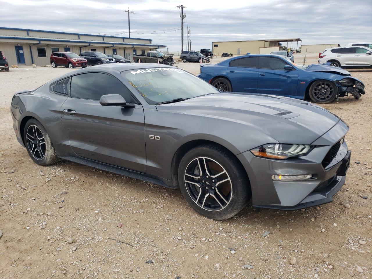 2021 Ford Mustang VIN 1FA6P8CF3M5140479 Copart auction photo, rear end / side damage thumbnail 4
