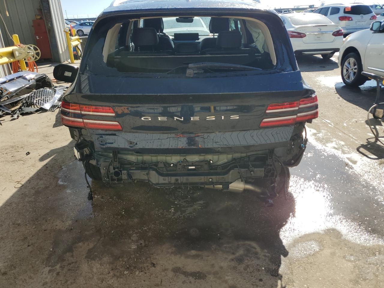 2021 Genesis Gv80 VIN KMUHB4SB8MU054029 Copart auction photo, front end damage thumbnail 6