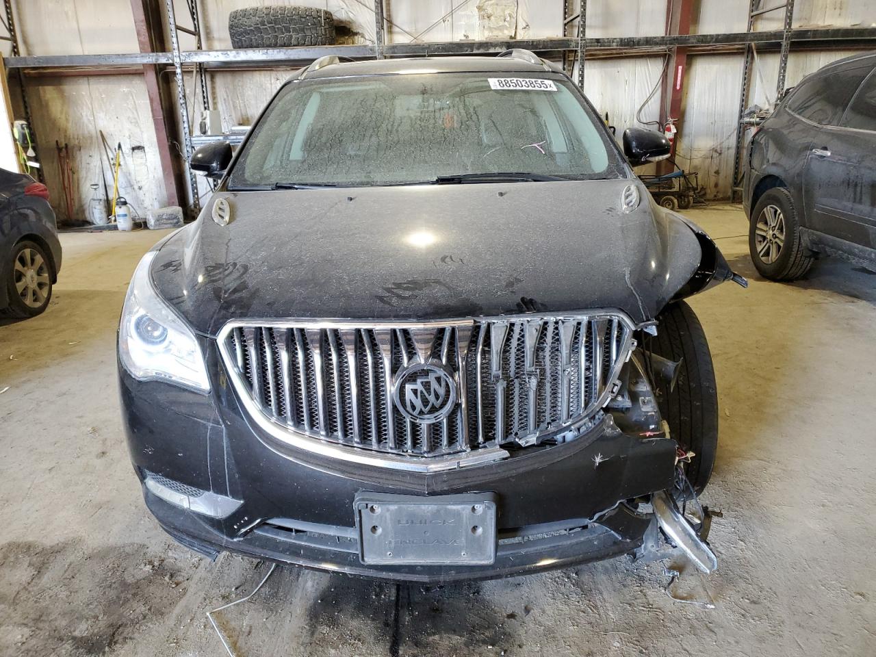 2017 Buick Enclave VIN 5GAKVBKDXHJ220906 Copart auction photo, front end / mechanical damage thumbnail 5