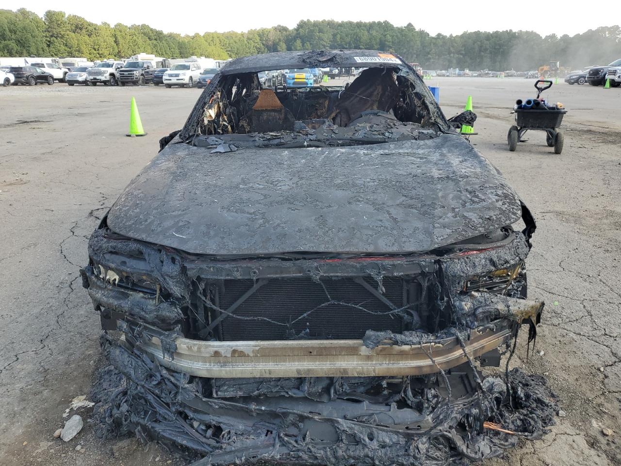2024 Honda Accord VIN 1HGCY1F26RA000890 Copart auction photo, burn / burn - engine damage thumbnail 5