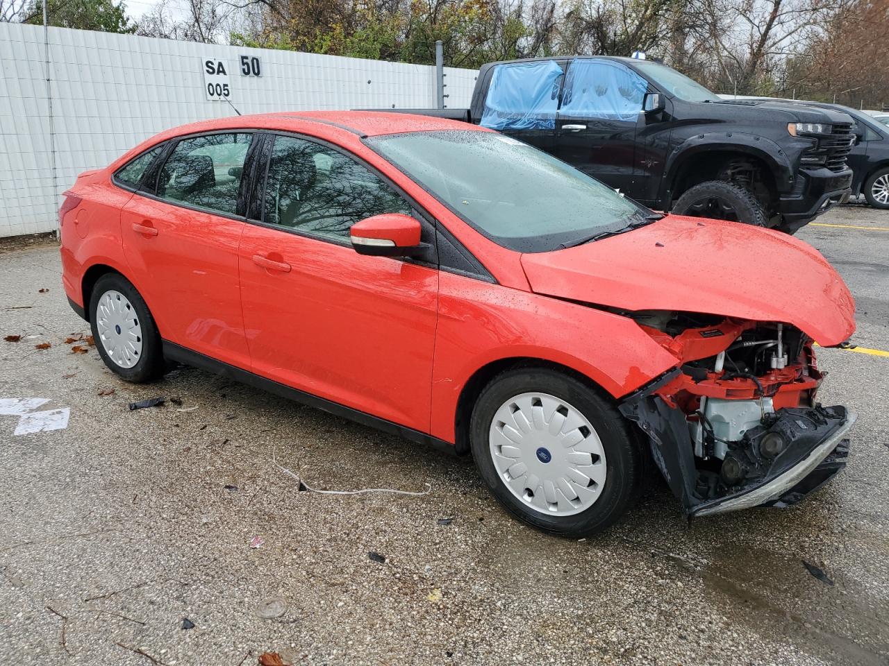 2013 Ford Focus VIN 1FADP3F23DL114267 Copart auction photo, front end damage thumbnail 4