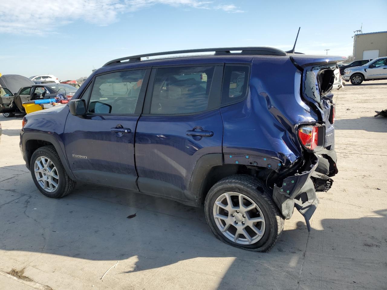 2020 Jeep Renegade VIN ZACNJBAB5LPL71083 Copart auction photo, rear end / hail damage thumbnail 2
