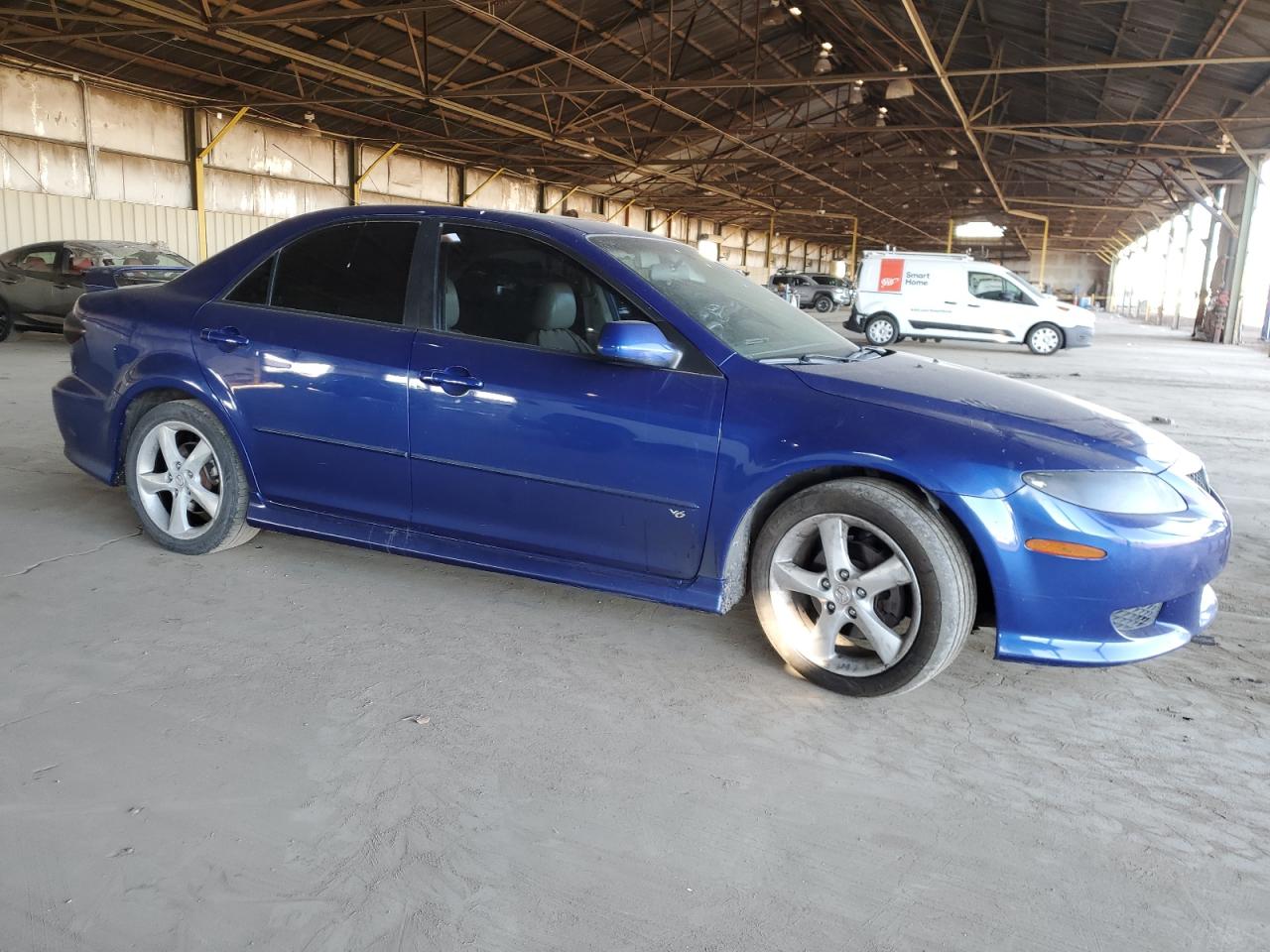 2004 Mazda 6 VIN 1YVHP80D145N16404 Copart auction photo, rear end / minor dent/scratches damage thumbnail 4