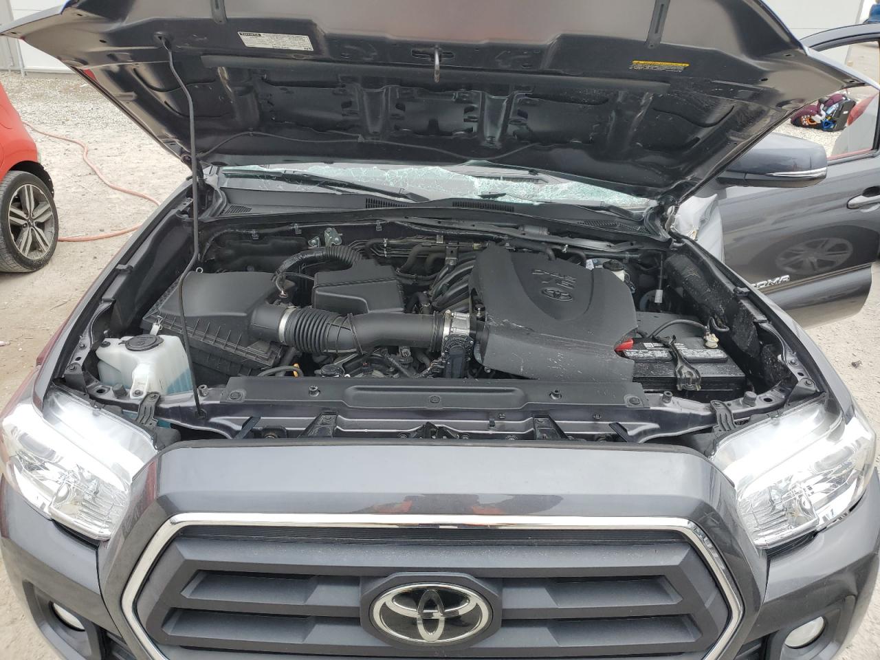 2022 Toyota Tacoma VIN 3TYCZ5AN6NT080942 Copart auction photo, rollover damage thumbnail 11