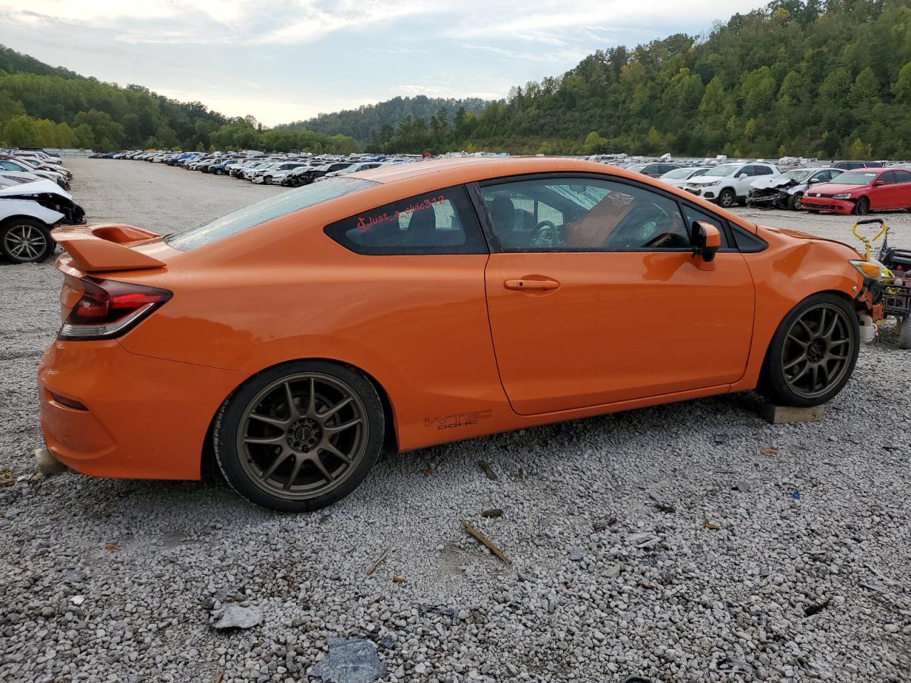 2014 Honda Civic VIN 2HGFG4A58EH703406 Copart auction photo, front end damage thumbnail 3
