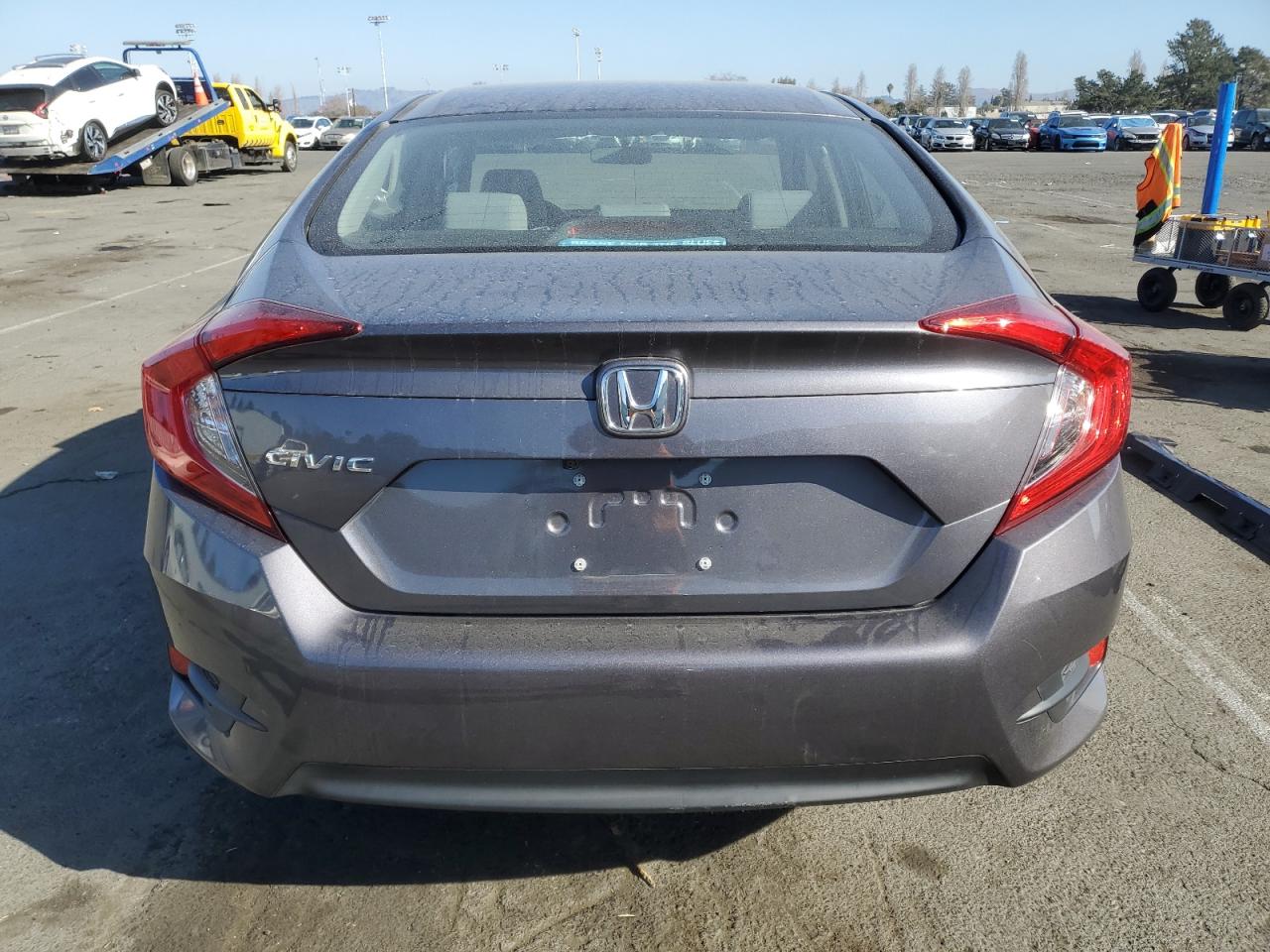 2018 Honda Civic VIN 2HGFC2F54JH575720 Copart auction photo, side damage thumbnail 6