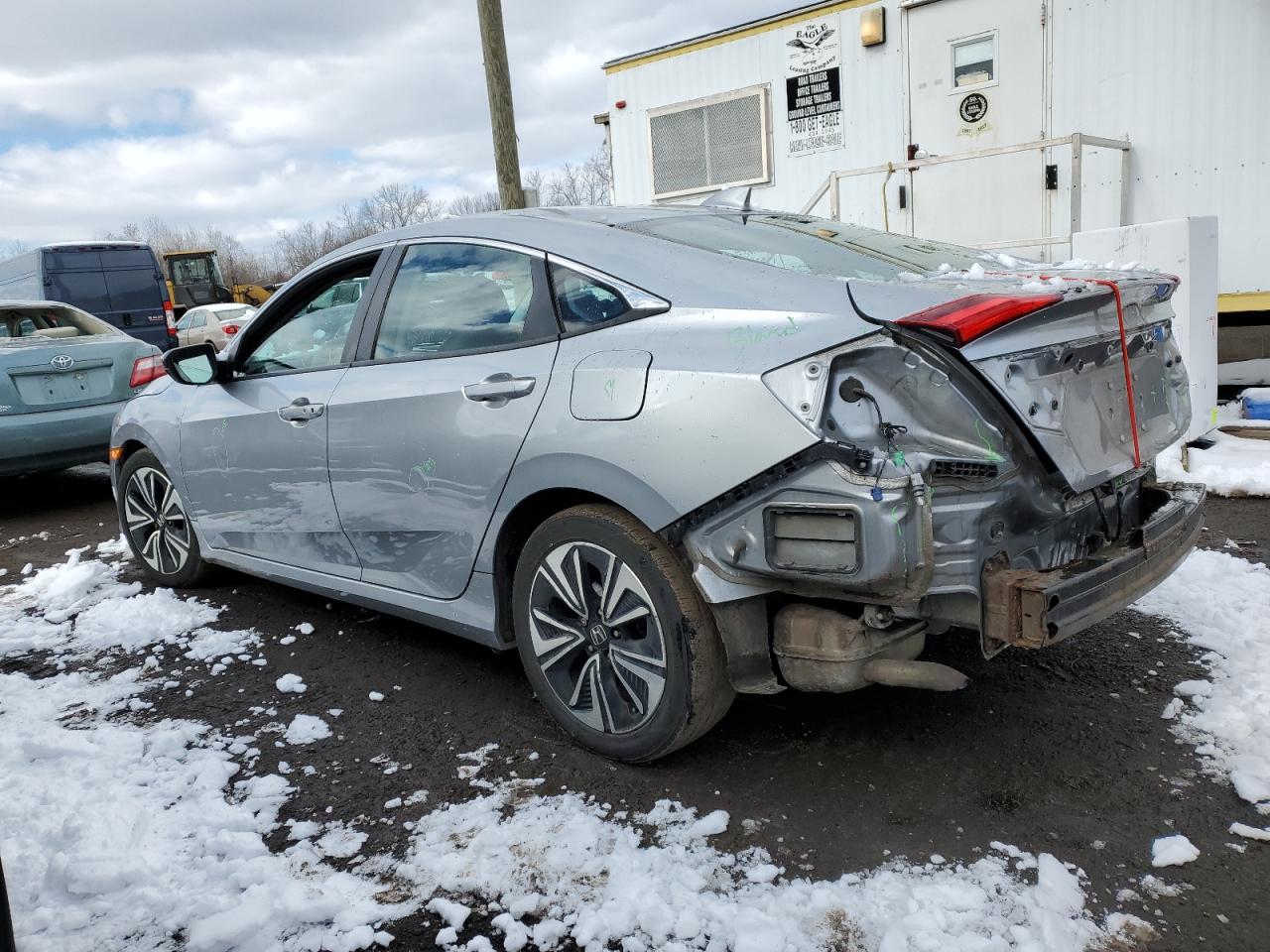 2016 Honda Civic VIN 19XFC1F75GE222319 Copart auction photo, rear end / minor dent/scratches damage thumbnail 2