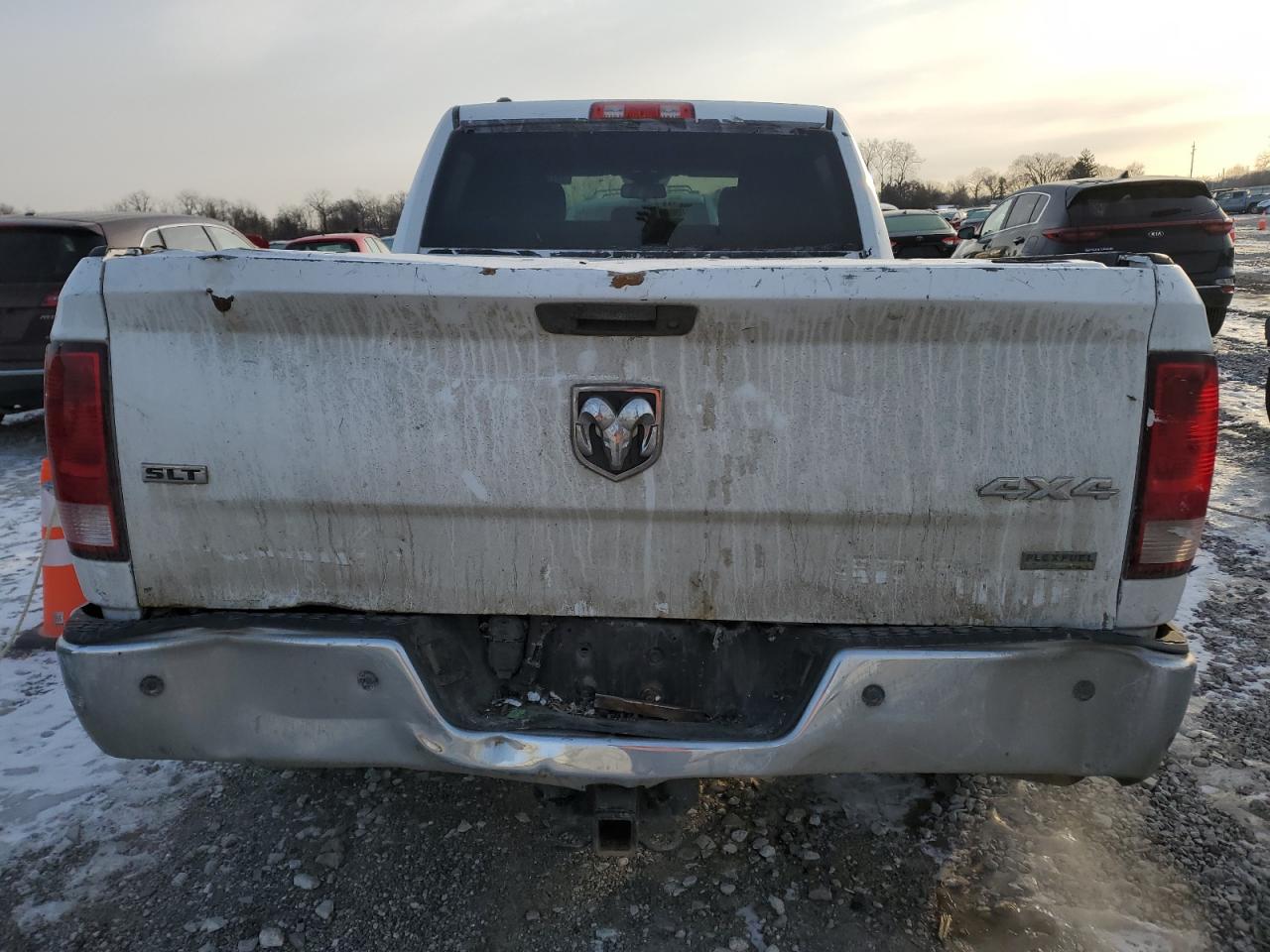 2013 RAM 1500 VIN 1C6RR7TP8DS666555 Copart auction photo, front end damage thumbnail 6