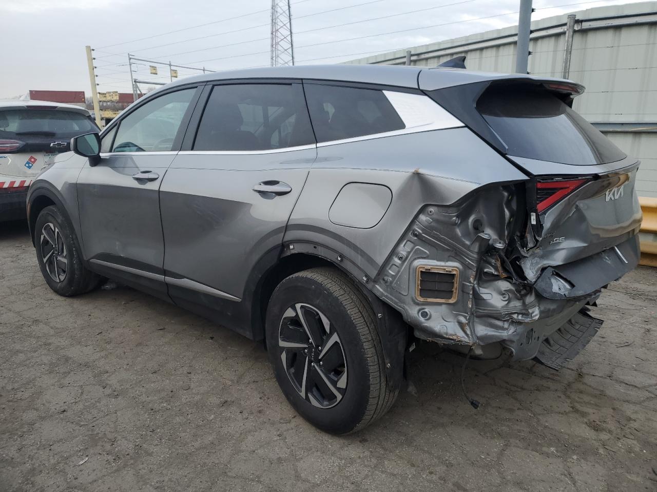 2023 KIA Sportage VIN KNDPUCAG9P7060036 Copart auction photo, rear end damage thumbnail 2