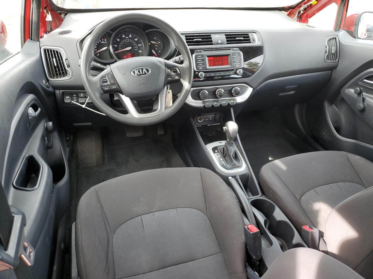 2017 KIA Rio VIN KNADM4A39H6072634 Copart auction photo, front end / rear end damage thumbnail 8