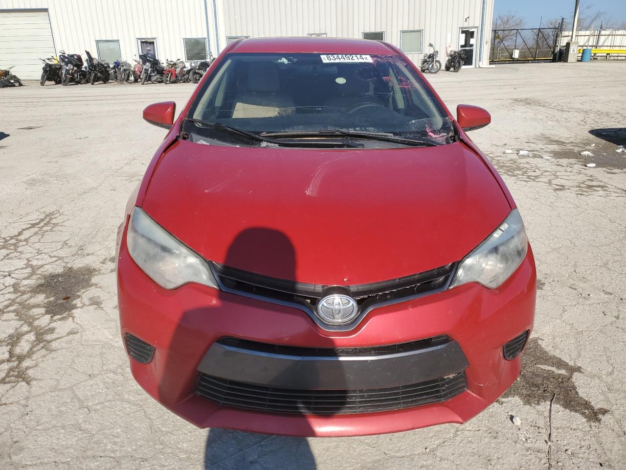 2015 Toyota Corolla VIN 2T1BURHE8FC306783 Copart auction photo, rear end damage thumbnail 5