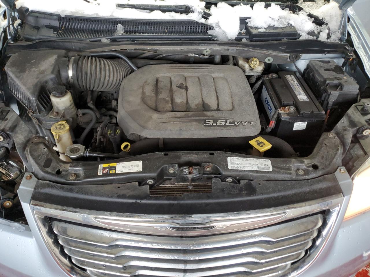 2013 Chrysler Town & Country VIN 2C4RC1CG1DR623068 Copart auction photo, front end damage thumbnail 12
