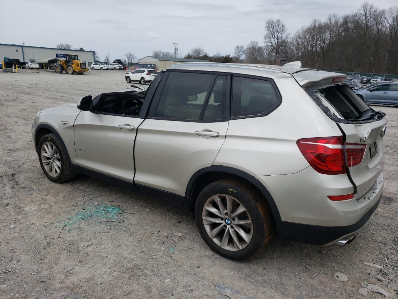 2015 BMW X3 VIN 5UXWX9C58F0D60984 Copart auction photo, top/roof / side damage thumbnail 2