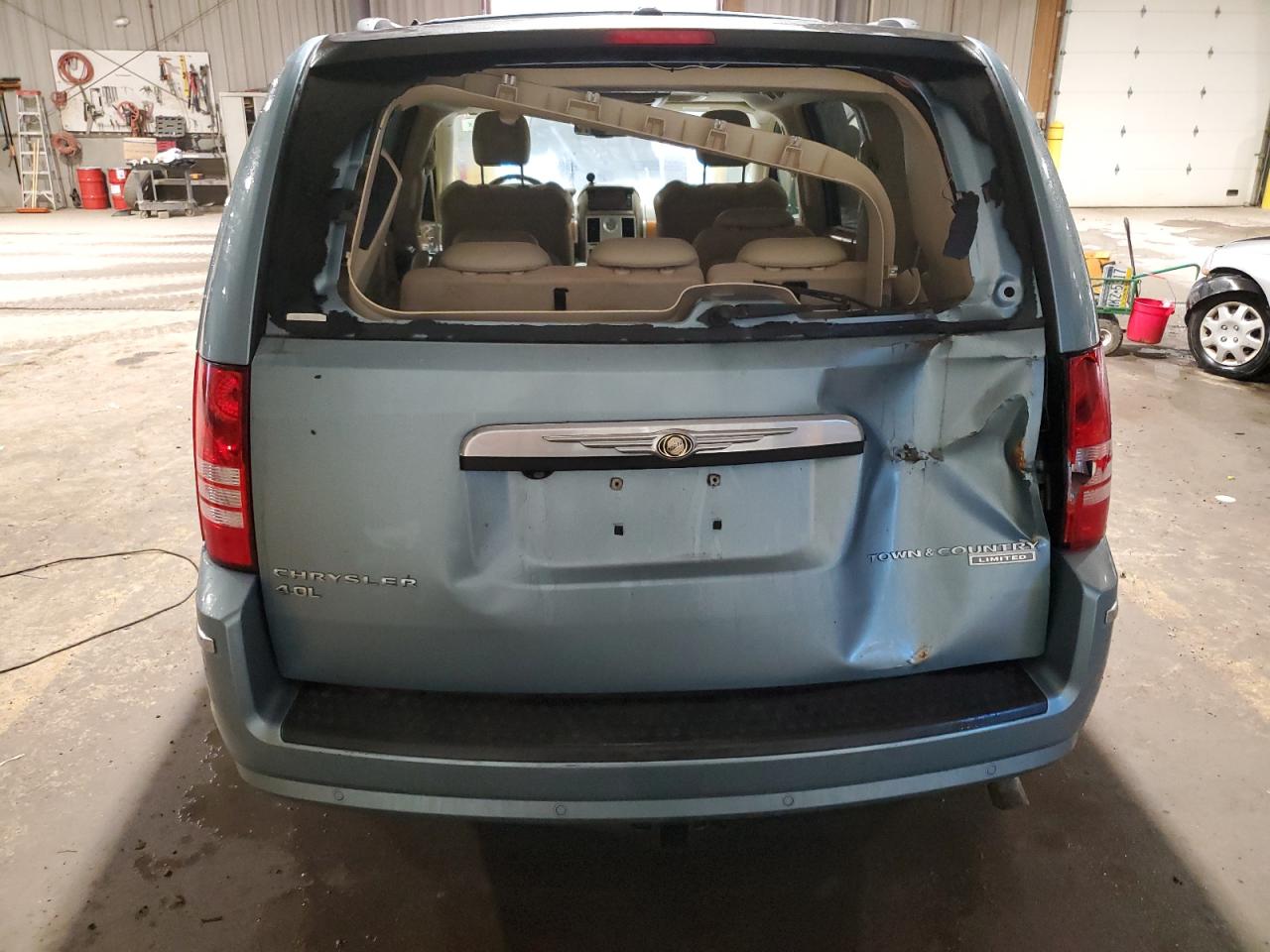 2010 Chrysler Town & Country VIN 2A4RR6DX4AR136575 Copart auction photo, rear end damage thumbnail 6