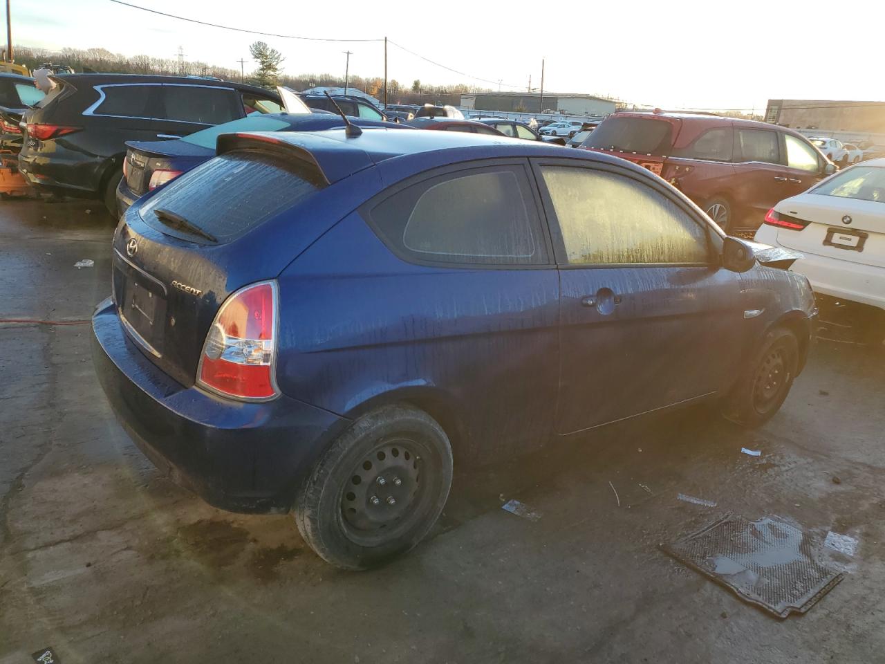 2010 Hyundai Accent VIN KMHCM3AC4AU181184 Copart auction photo, front end / minor dent/scratches damage thumbnail 3