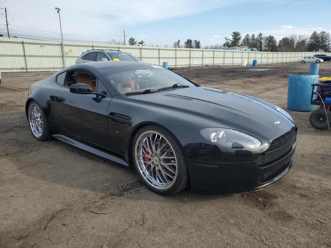 2007 Aston Martin Vantage VIN SCFBB03B17GC05817 Copart auction photo, undercarriage damage thumbnail 4