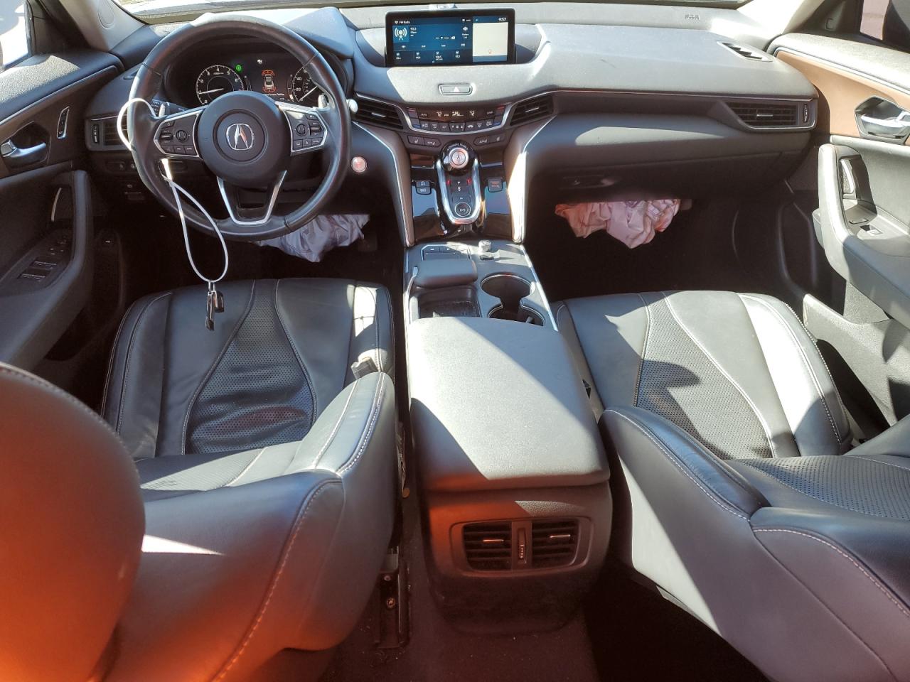 2021 Acura TLX VIN 19UUB6F47MA005125 Copart auction photo, front end damage thumbnail 8