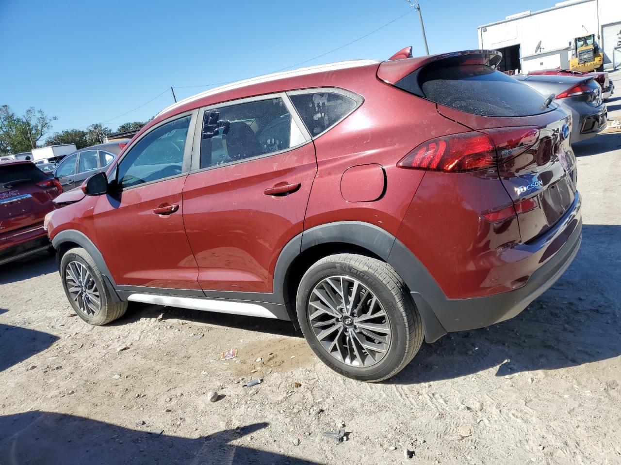2019 Hyundai Tucson VIN KM8J33AL0KU013621 Copart auction photo, front end damage thumbnail 2