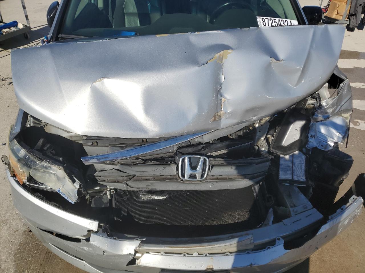 2011 Honda Odyssey VIN 5FNRL5H65BB077973 Copart auction photo, front end / frame damage damage thumbnail 12