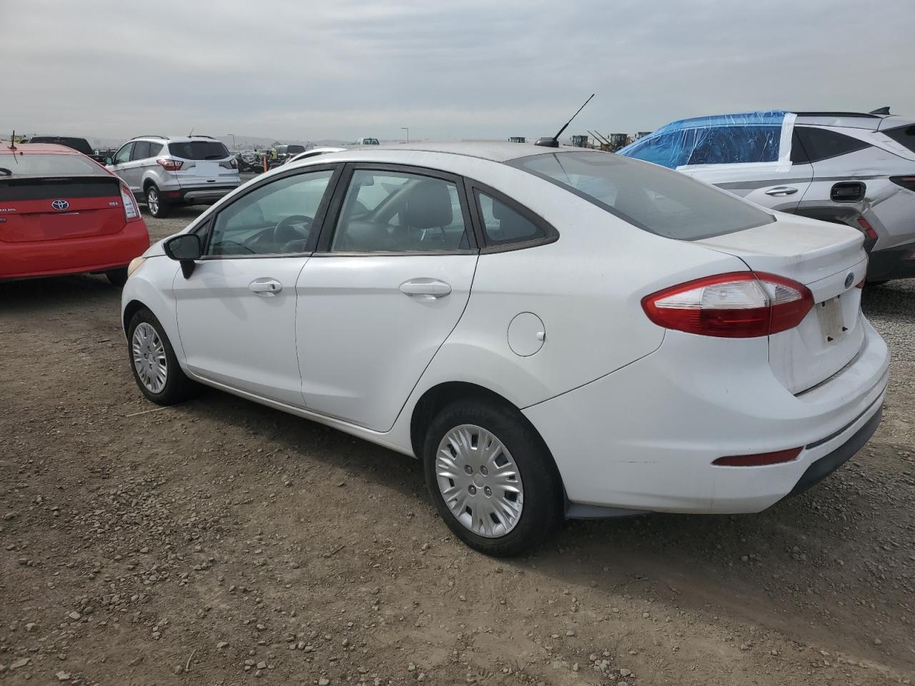 2017 Ford Fiesta VIN 3FADP4AJ7HM156191 Copart auction photo, mechanical damage thumbnail 2
