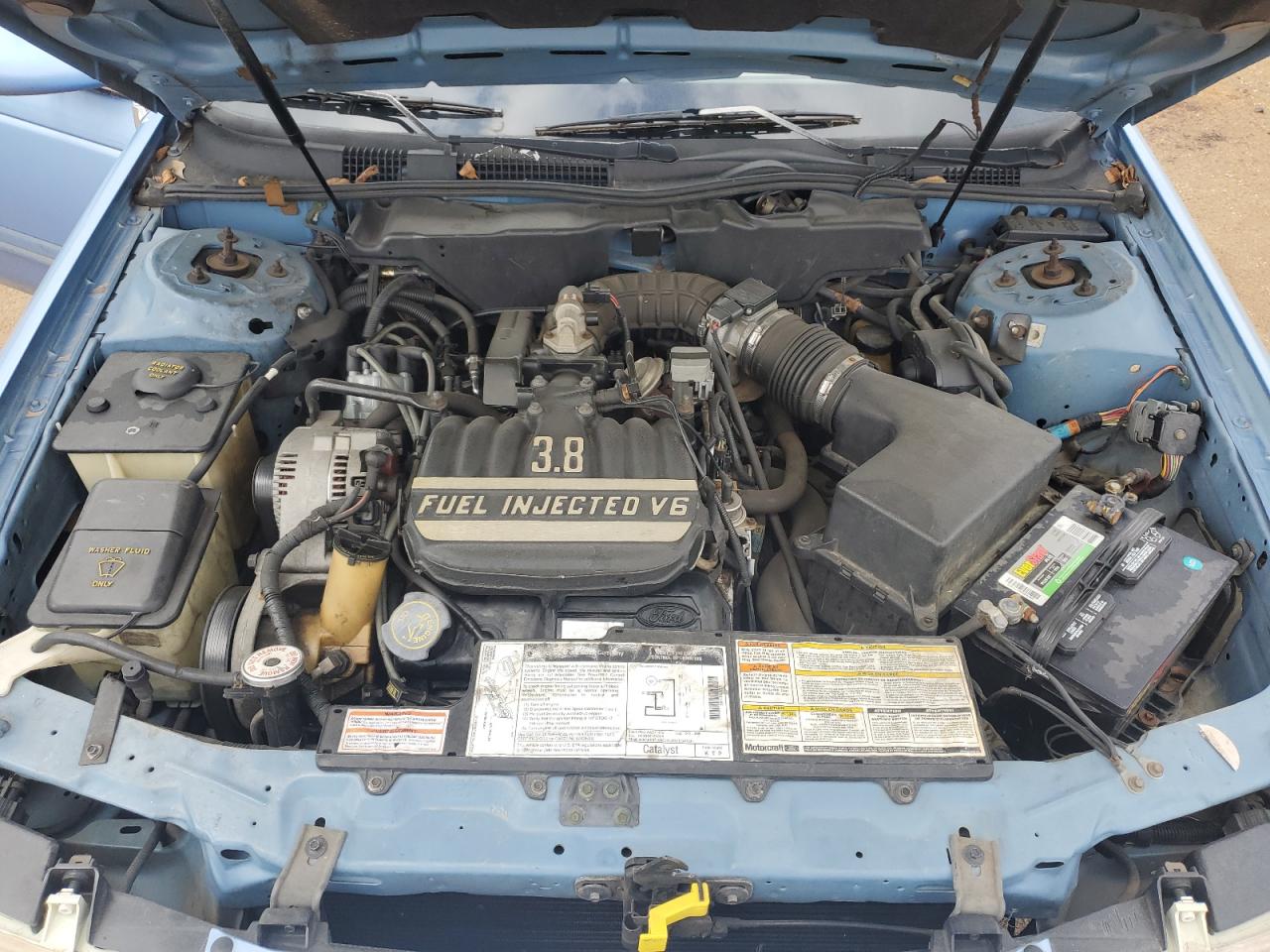 1994 Ford Taurus VIN 1FALP5241RA141548 Copart auction photo, rear end / minor dent/scratches damage thumbnail 13