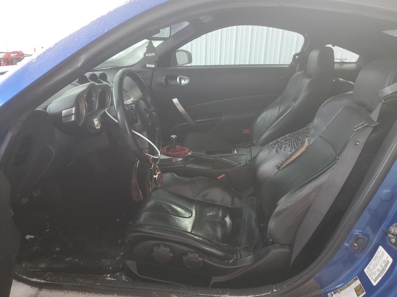 2006 Nissan 350Z VIN JN1AZ34D96M310550 Copart auction photo, front end / undercarriage damage thumbnail 7