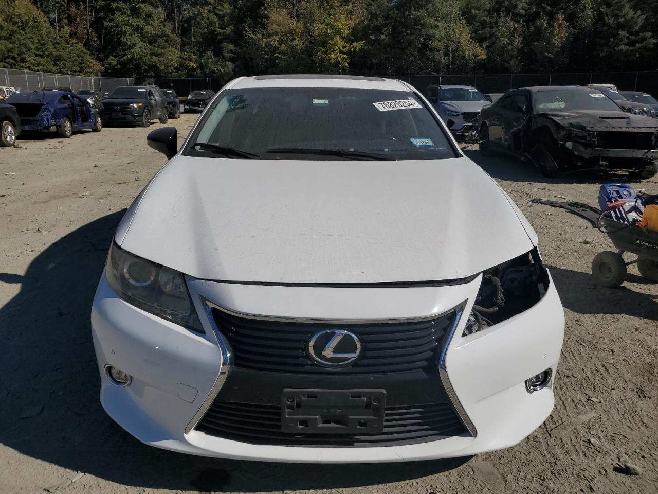 2015 Lexus ES VIN JTHBK1GG7F2185722 Copart auction photo, side damage thumbnail 5