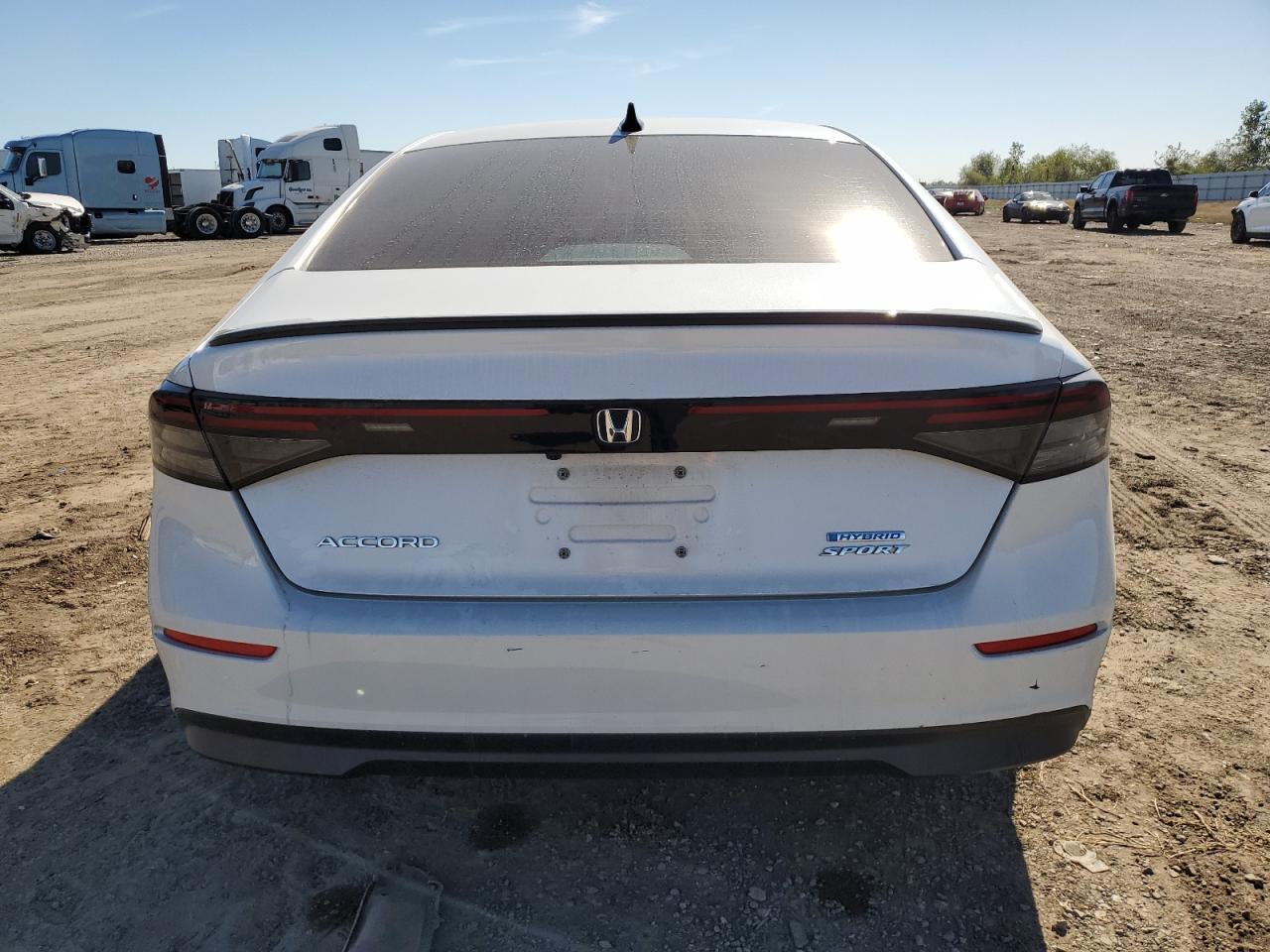 2023 Honda Accord VIN 1HGCY2F57PA030669 Copart auction photo, side / front end damage thumbnail 6