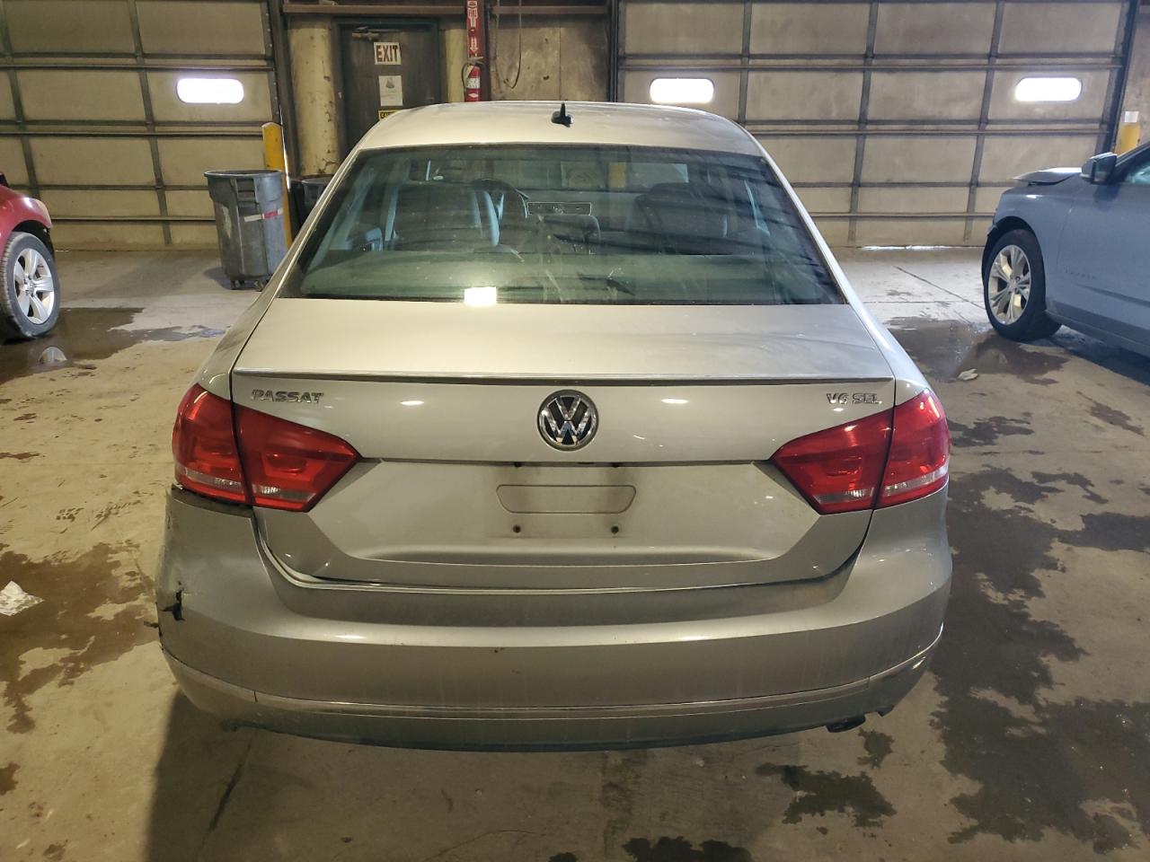 2014 Volkswagen Passat VIN 1VWCM7A32EC054776 Copart auction photo, rear end / undercarriage damage thumbnail 6