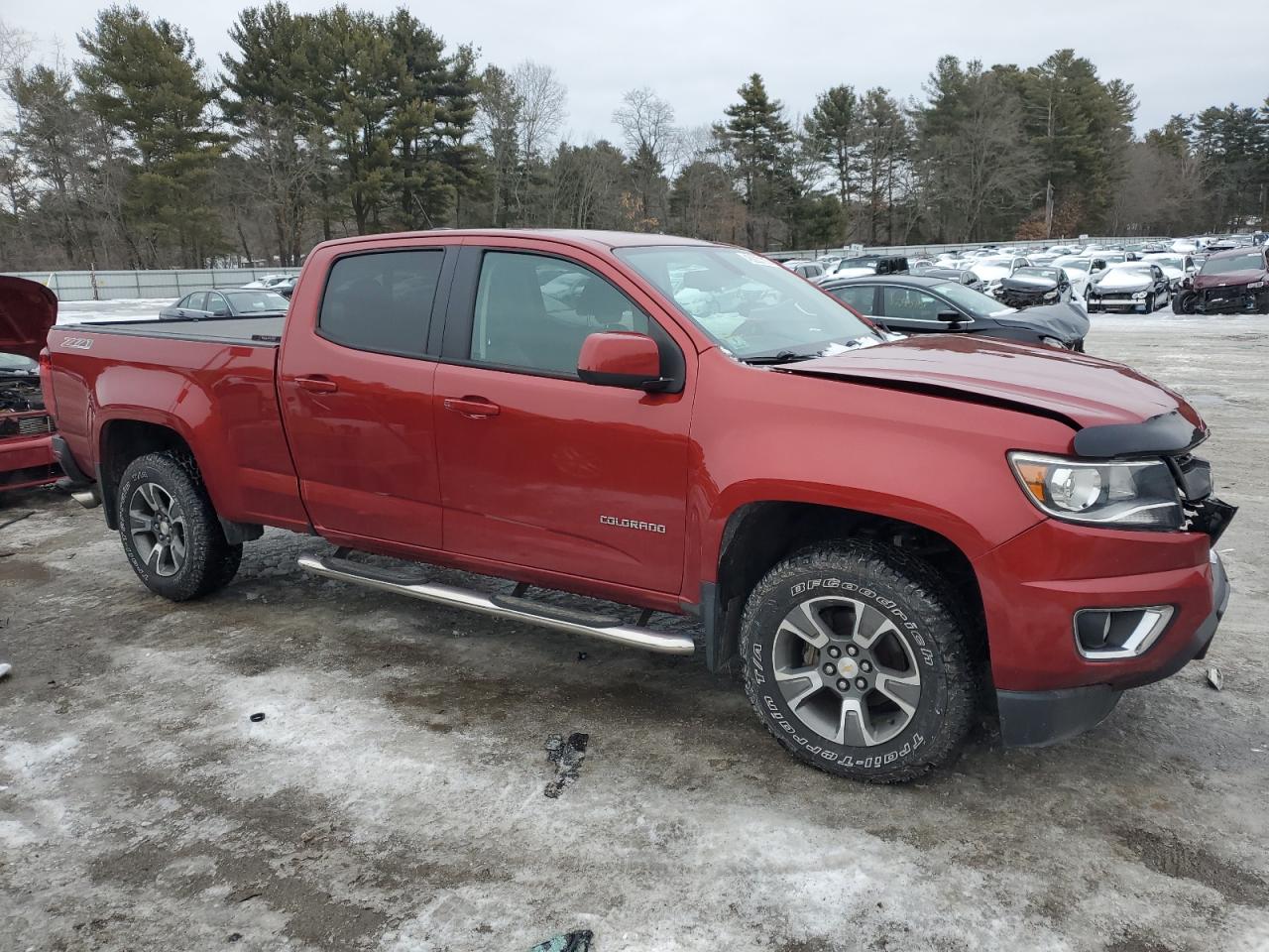 2016 Chevrolet Colorado VIN 1GCGTDE39G1167882 Copart auction photo, front end / rear end damage thumbnail 4