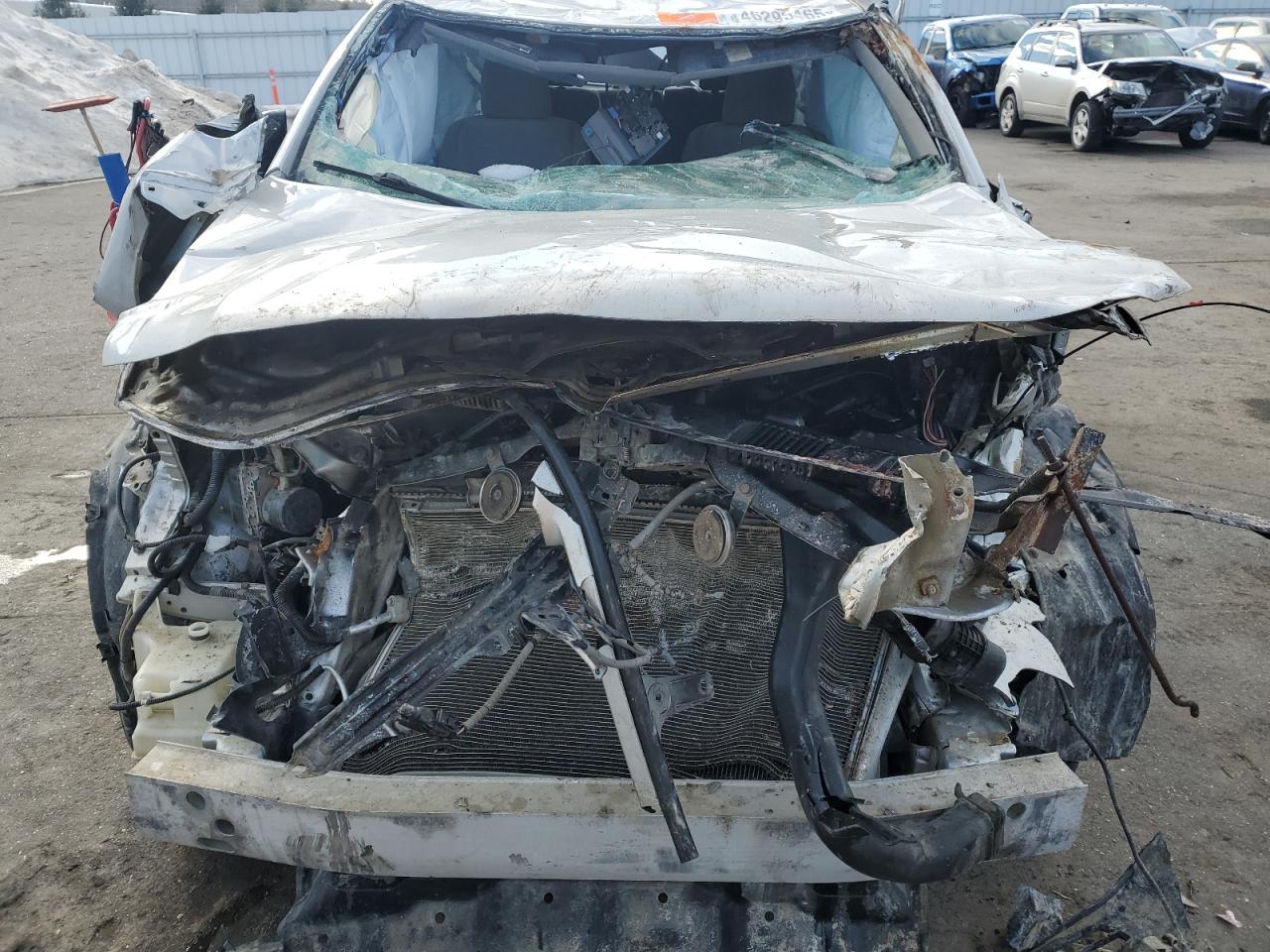 2012 Toyota Highlander VIN 5TDBK3EH9CS114289 Copart auction photo, rollover damage thumbnail 12