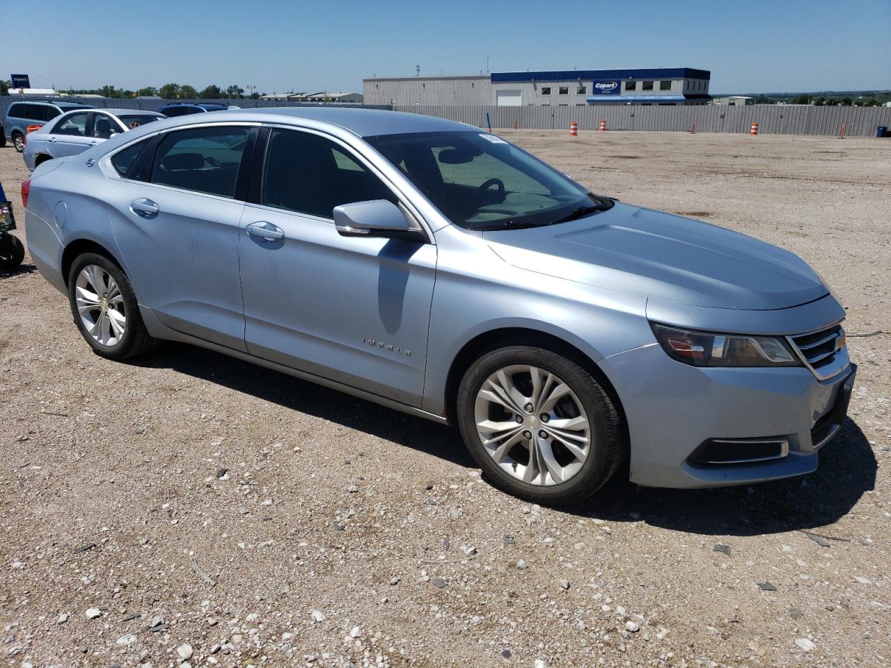 2014 Chevrolet Impala VIN 1G1115SL2EU138489 Copart auction photo, front end / side damage thumbnail 4