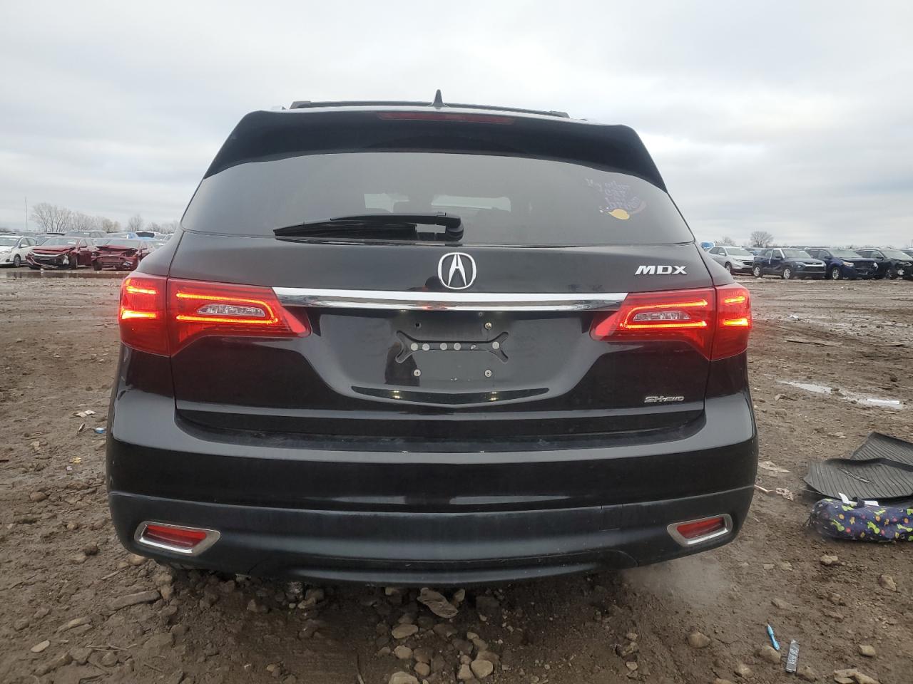 2015 Acura MDX VIN 5FRYD4H49FB013649 Copart auction photo, undercarriage / side damage thumbnail 6